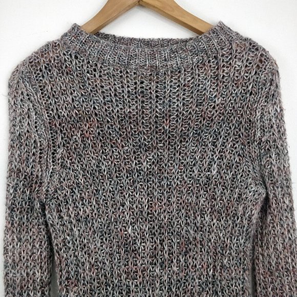 Anthropologie Mih Jeans Linen Bell Marled Sweater - Picture 3 of 10